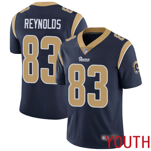 Los Angeles Rams Limited Navy Blue Youth Josh Reynolds Home Jersey NFL Football 83 Vapor Untouchable